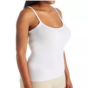 Cuddl Duds Milk Hue Lace Details Adjustable Spaghetti Strap Tank Top M